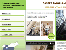 Tablet Screenshot of caster.si